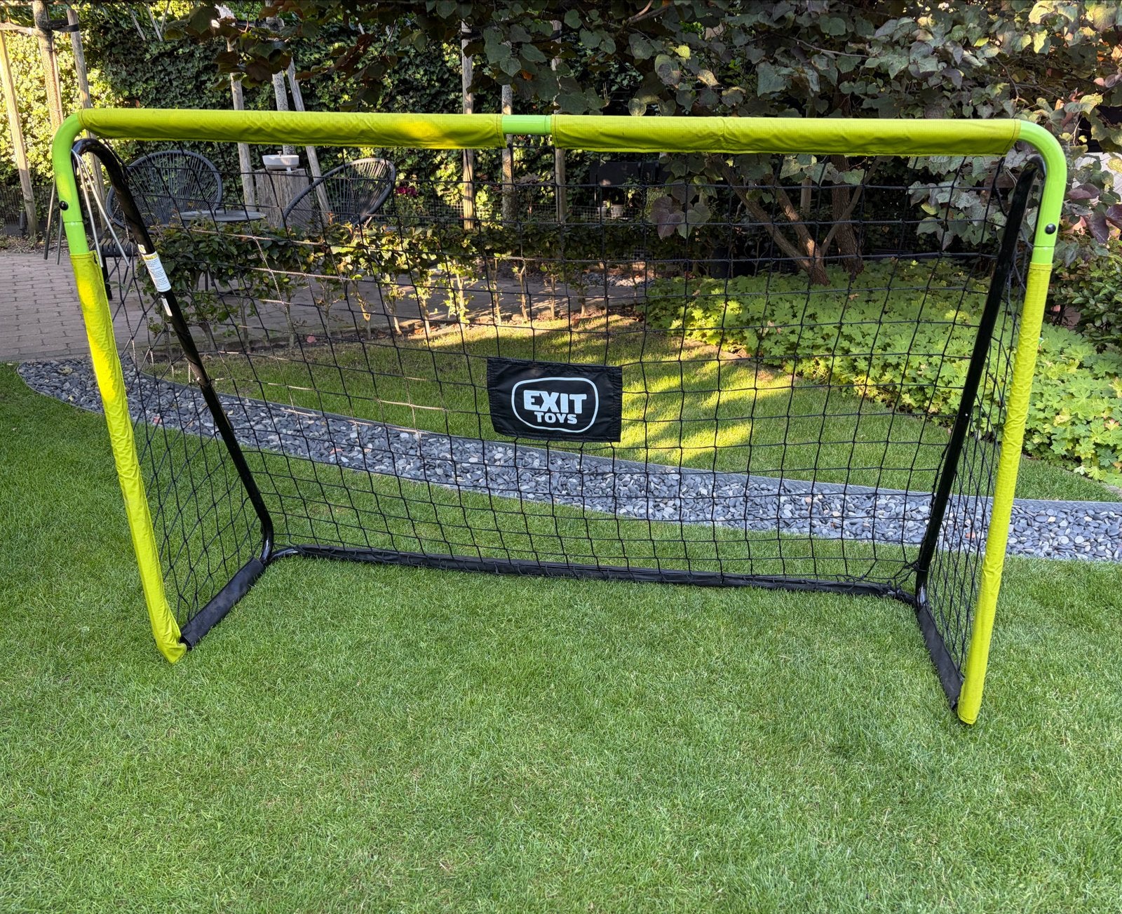 2x EXIT Toys Voetbaldoel / Goaltjes 180x120cm - Groen/Zwart, Maat M, Ophalen, Zo goed als nieuw, Overige typen
