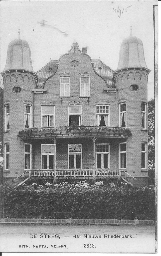 Ansichtkaart De Steeg, Het Nieuwe Rhederpark Nauta 3858, Verzamelen, Ansichtkaarten | Nederland, Ophalen of Verzenden, 1920 tot 1940