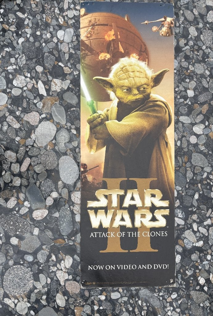 Unieke Star Wars Attack of the Clones Winkeldisplay -, Ophalen of Verzenden, Gebruikt, Boek of Poster