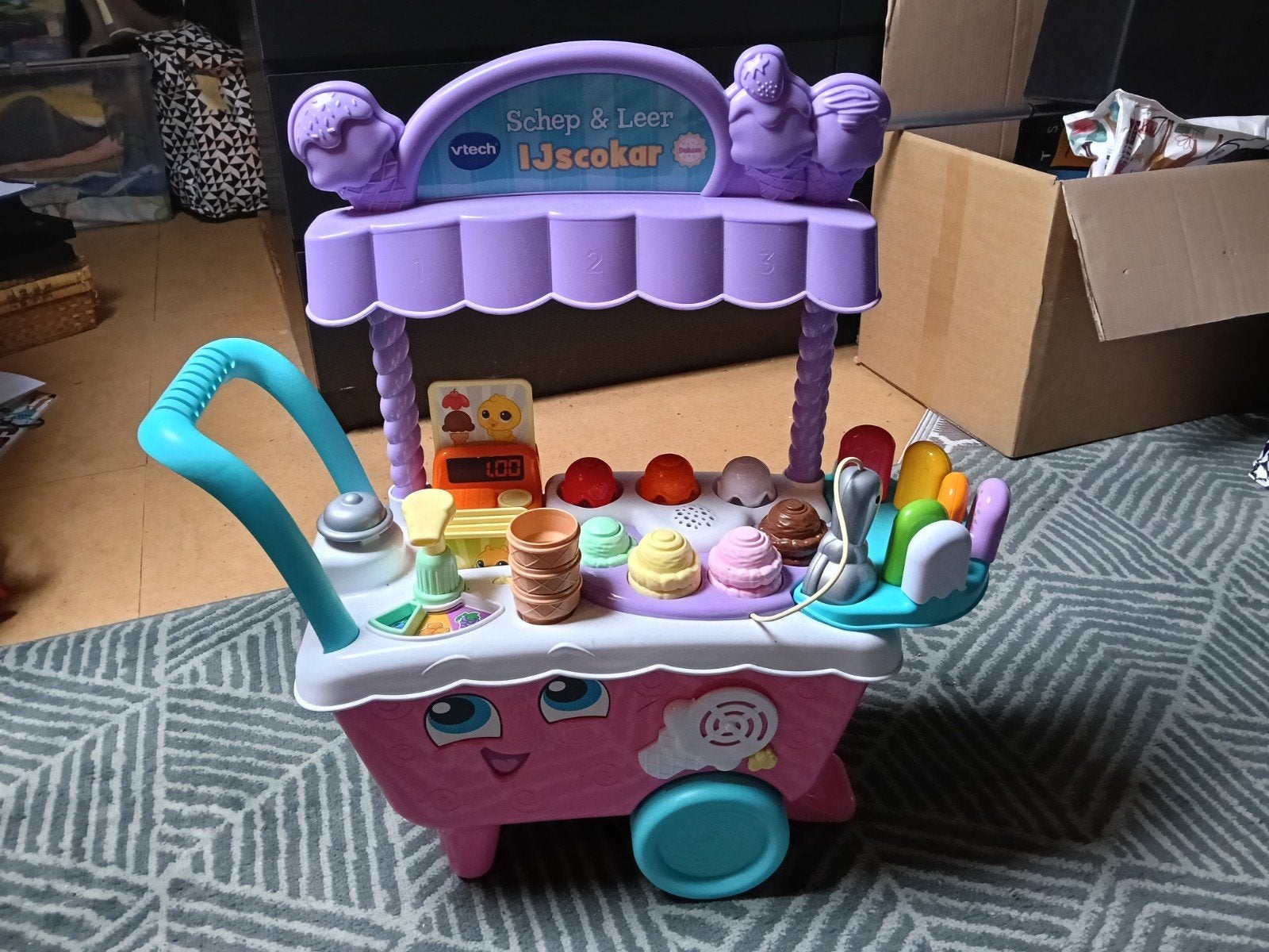 Vtech ijscokar, Kinderen en Baby's, Speelgoed | Vtech, Ophalen, Gebruikt