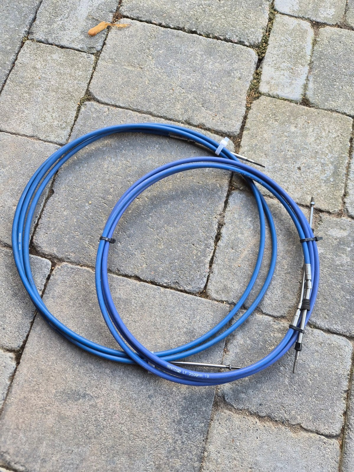 Set van 2 schakel/gas kabels 11ft, 3500mm, Ophalen of Verzenden, Gebruikt, Motor en Techniek
