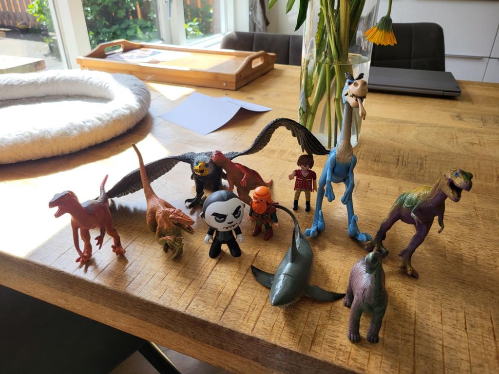 Dieren en figuren speelgoed set, Ophalen