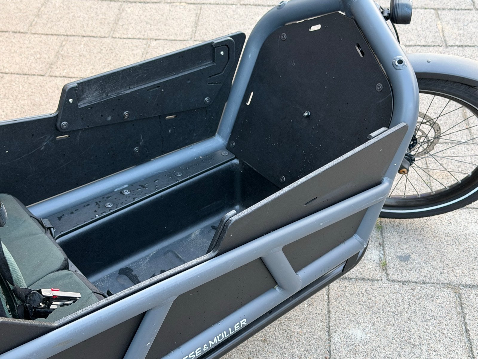 Riese & Müller Load 75 Vario elektrische bakfiets, Elektrisch, Zo goed als nieuw, 2 kinderen, Schijfrem