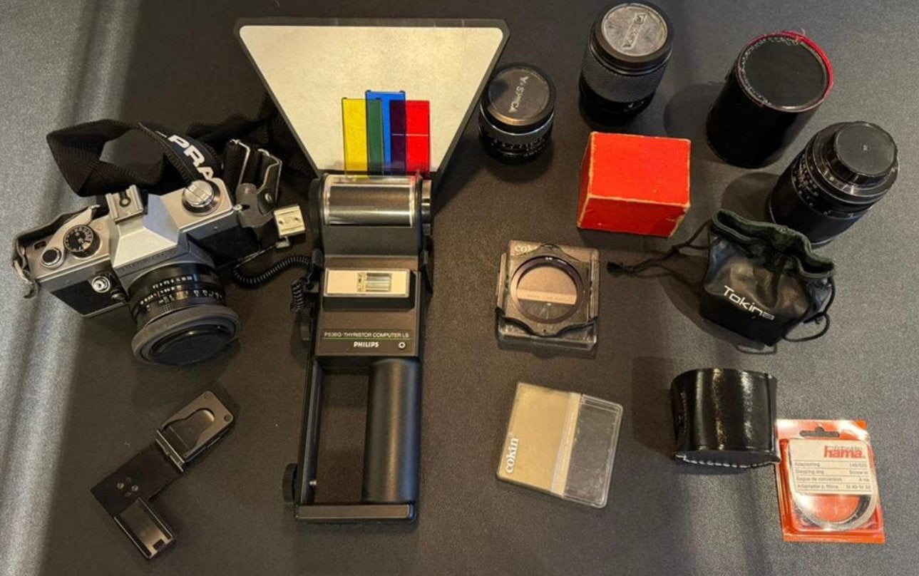 Foto camera accesoires lenzen filters, Ophalen of Verzenden, Gebruikt