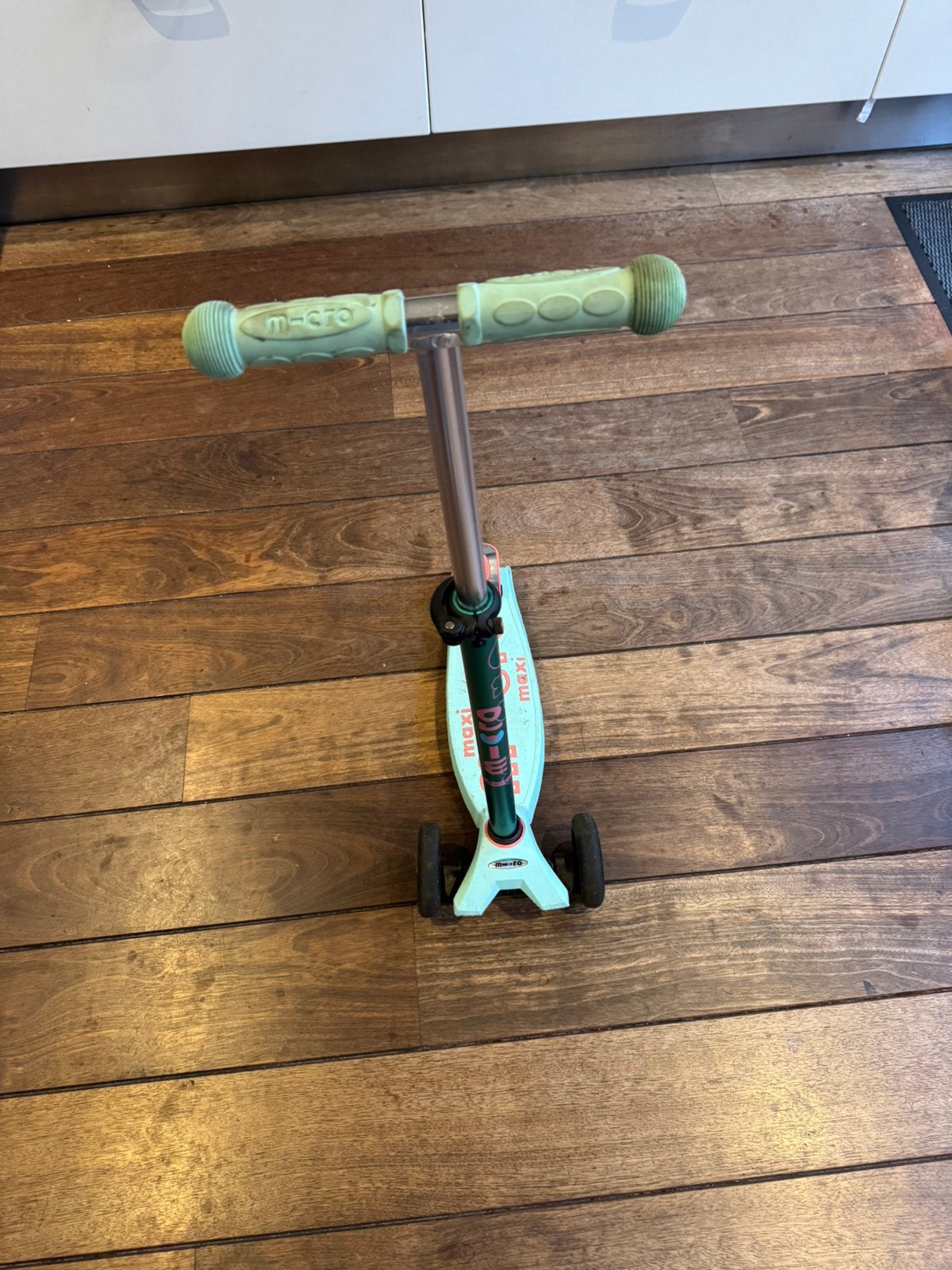 Micro maxi step deluxe - mint groen, Fietsen en Brommers, Ophalen, Zo goed als nieuw, Gewone step