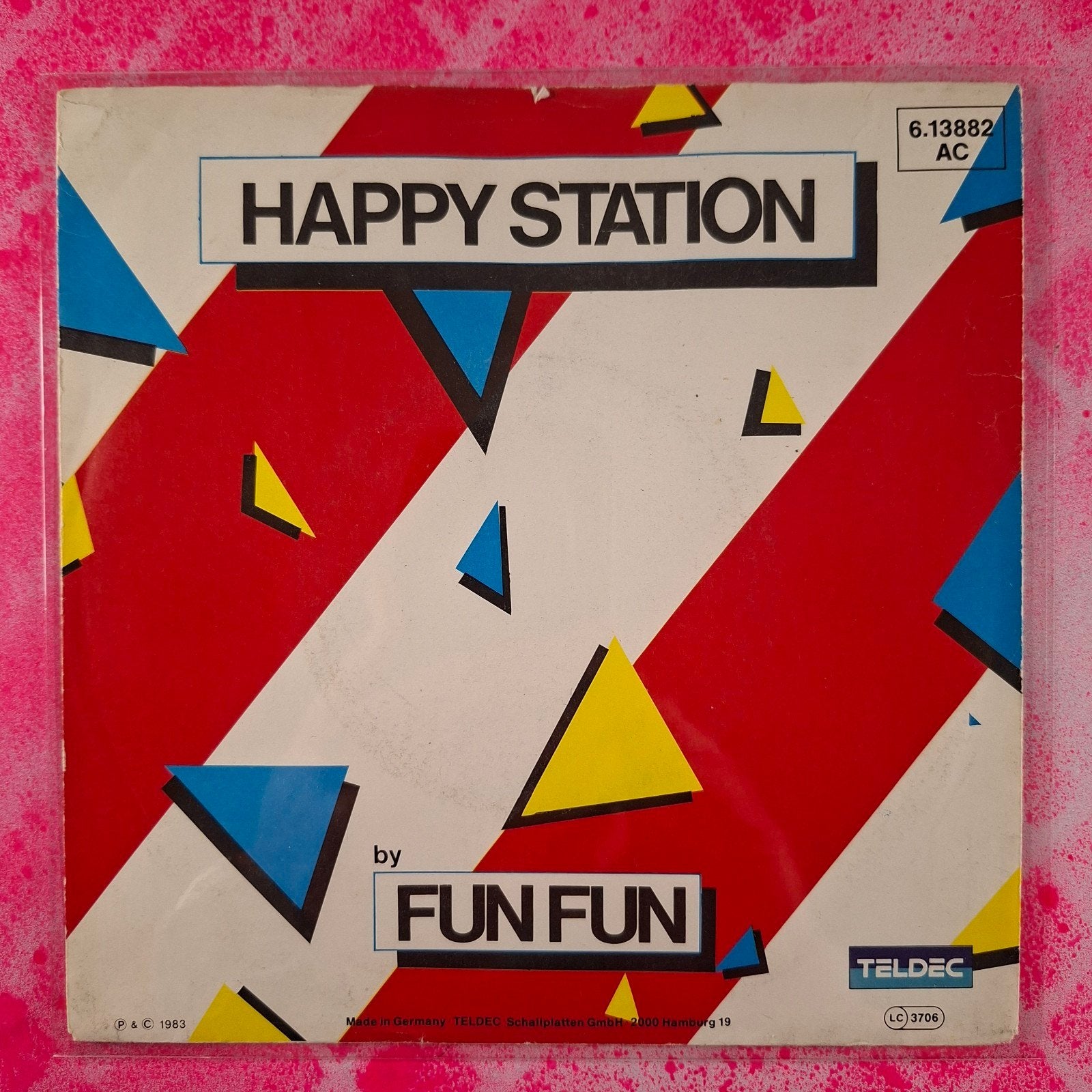 Fun Fun Happy Station Scratch version by Ben Liebrand, Cd's en Dvd's, 7 inch, Ophalen of Verzenden, Zo goed als nieuw, Overige typen