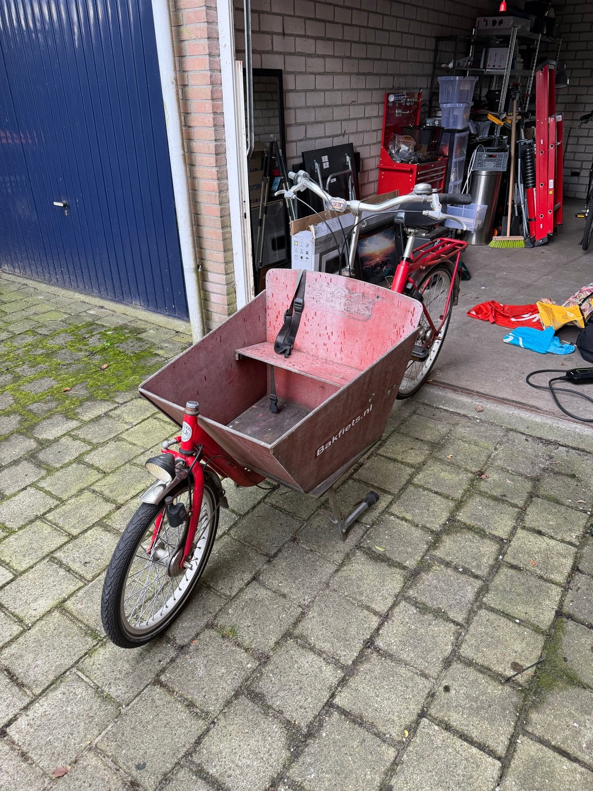 Bakfiets ShortCargo, Ophalen, Gebruikt, Velgrem