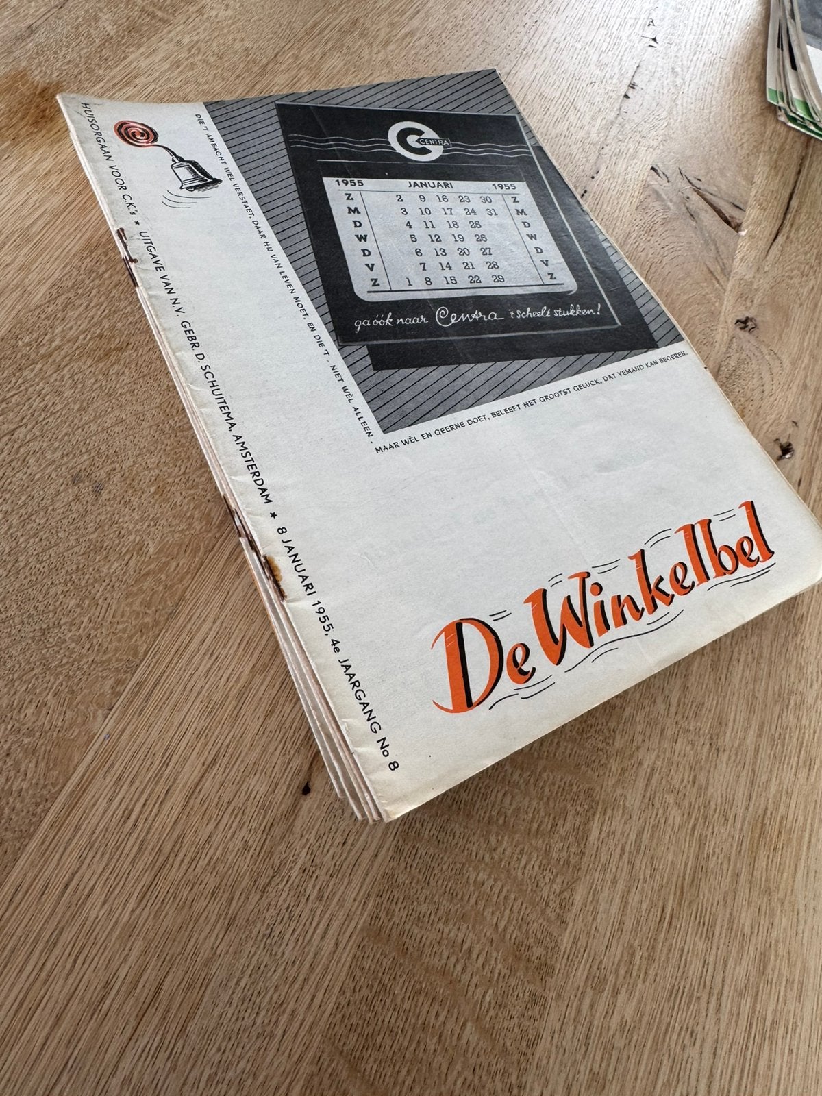 Tijdschrift de Winkelbel- Centra 1955, Verzenden, 1940 tot 1960, Nederland, Tijdschrift