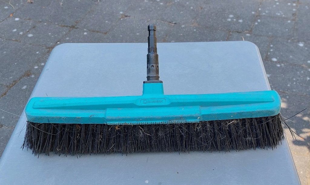 Gardena tuingereedschap set, bezem, hark en schoffel, Tuin en Terras, Hand-tuingereedschap, Ophalen, Zo goed als nieuw, Bezem