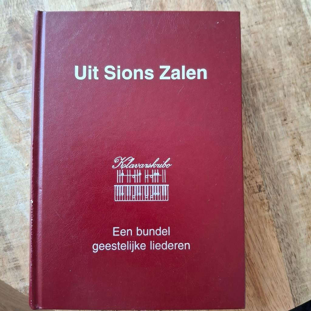Uit Sions zalen, Klavarskribo-editie., Gebruikt, Orgel, Ophalen of Verzenden, Religie en Gospel