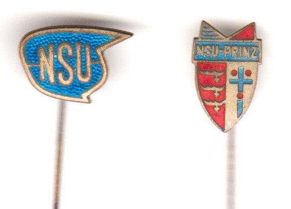 NSU 2 diverse vintage emaille.., Verzenden, Zo goed als nieuw, Overige onderwerpen