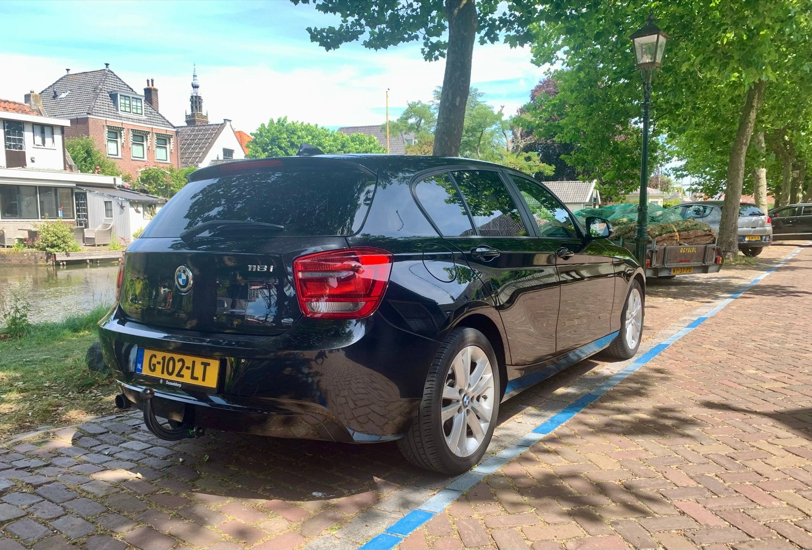 BMW 1-Serie 118I 125KW 5DR 2012 Zwart | Airco | Nieuwe APK, 1-Serie, Achterwielaandrijving, 4 cilinders, Zwart