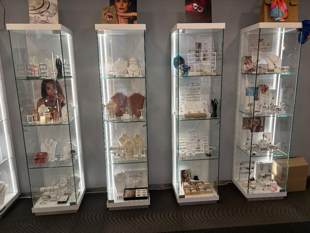 Vitrine kasten, Huis en Inrichting, Kasten | Vitrinekasten, Ophalen, Gebruikt, Glas, 50 tot 100 cm