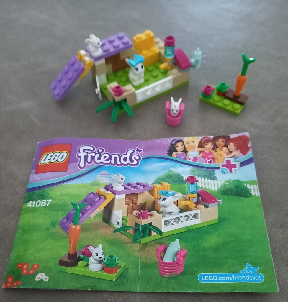Lego Friends 41087 Konijnenhok compleet en gedemonteerd, Gebruikt, Lego, Compleet, Friends