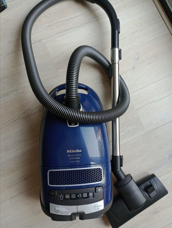 Blauwe Miele C3 stofzuiger, Stofzak, Refurbished, Ophalen of Verzenden, Miele