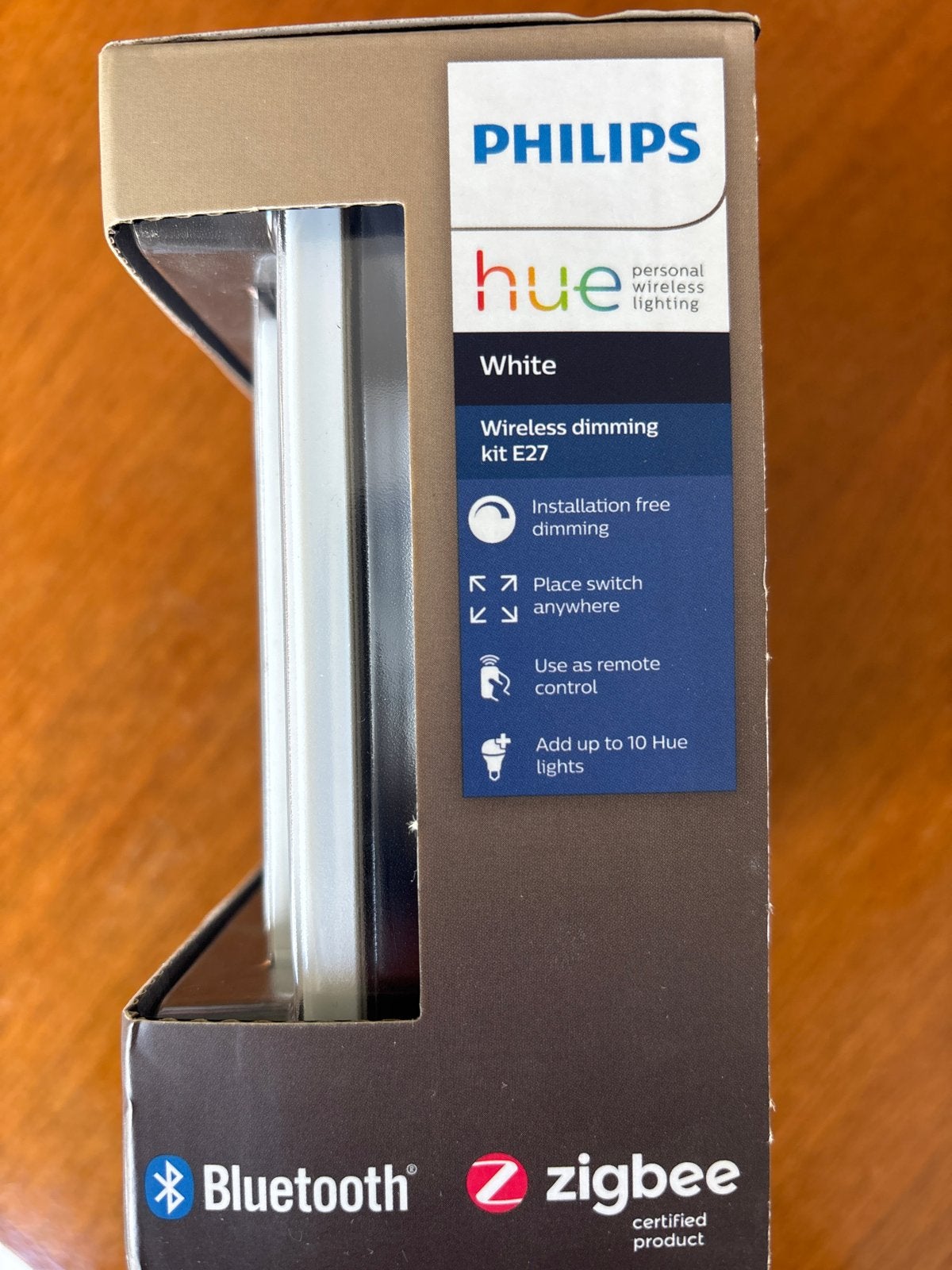 Philips Hue White Draadloze Dimkit E27 - Nieuw in doos, Wit, Nieuw, Philips Hue, Dimbaar