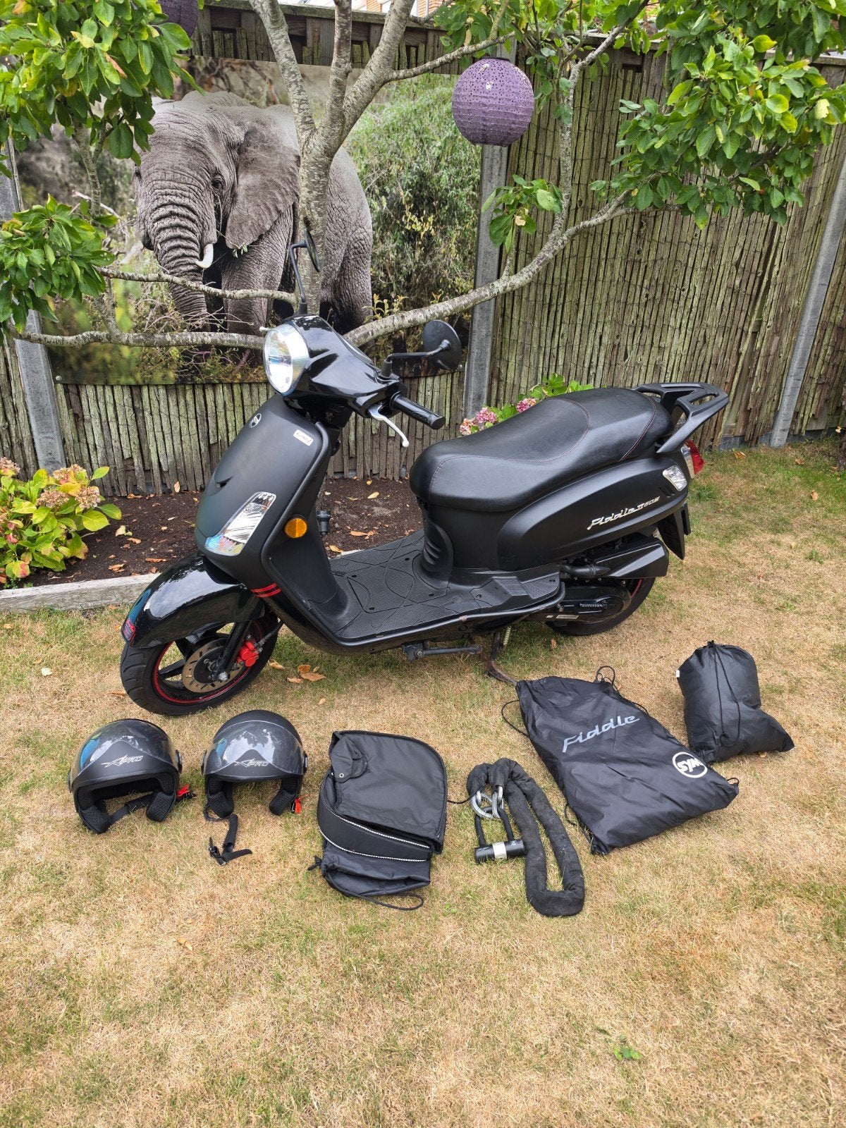 SYM Fiddle 2 black 2020 | 4783 km | Complete set |, Ophalen, Zo goed als nieuw