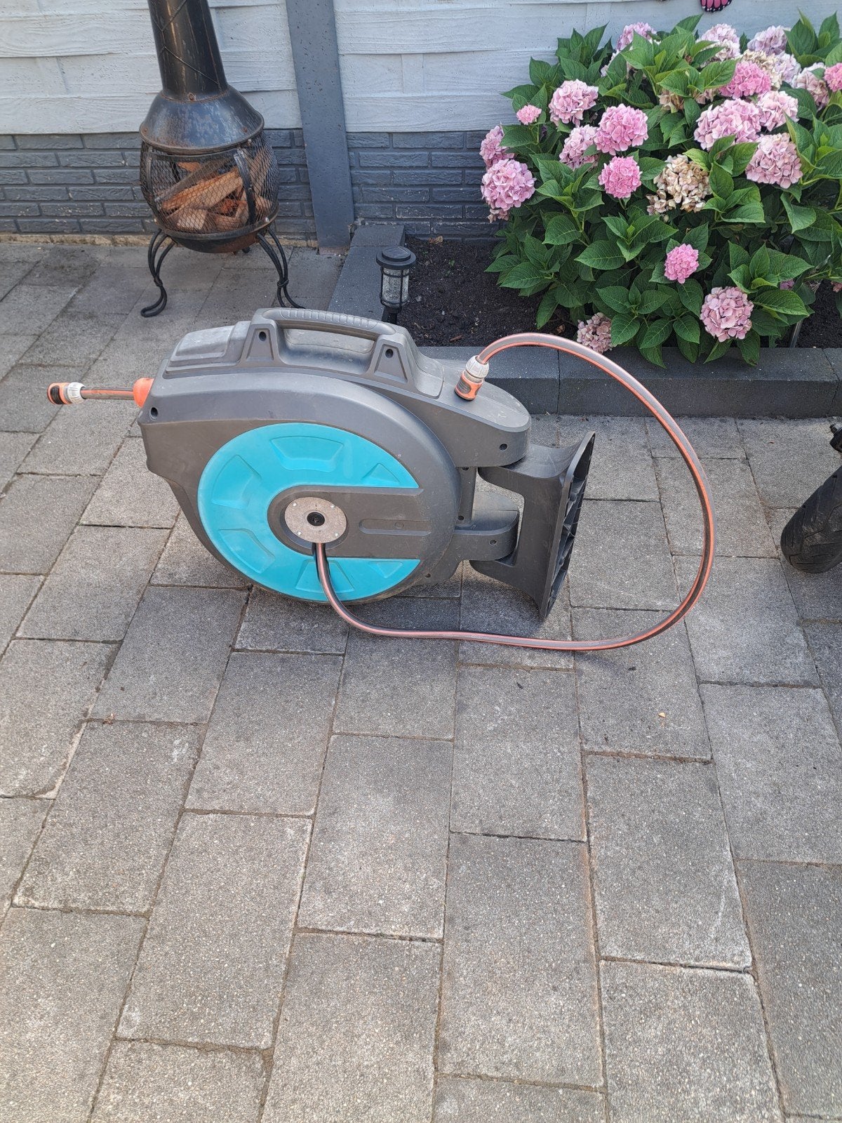Gardena Tuinslanghaspel 35 meter, Ophalen, Gebruikt, Tuinslanghaspel