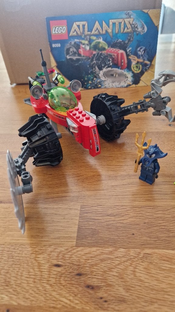 Lego Atlantis 8059 Seabed Scavenger met minifiguren, Gebruikt, Overige thema's, Lego, Ophalen of Verzenden
