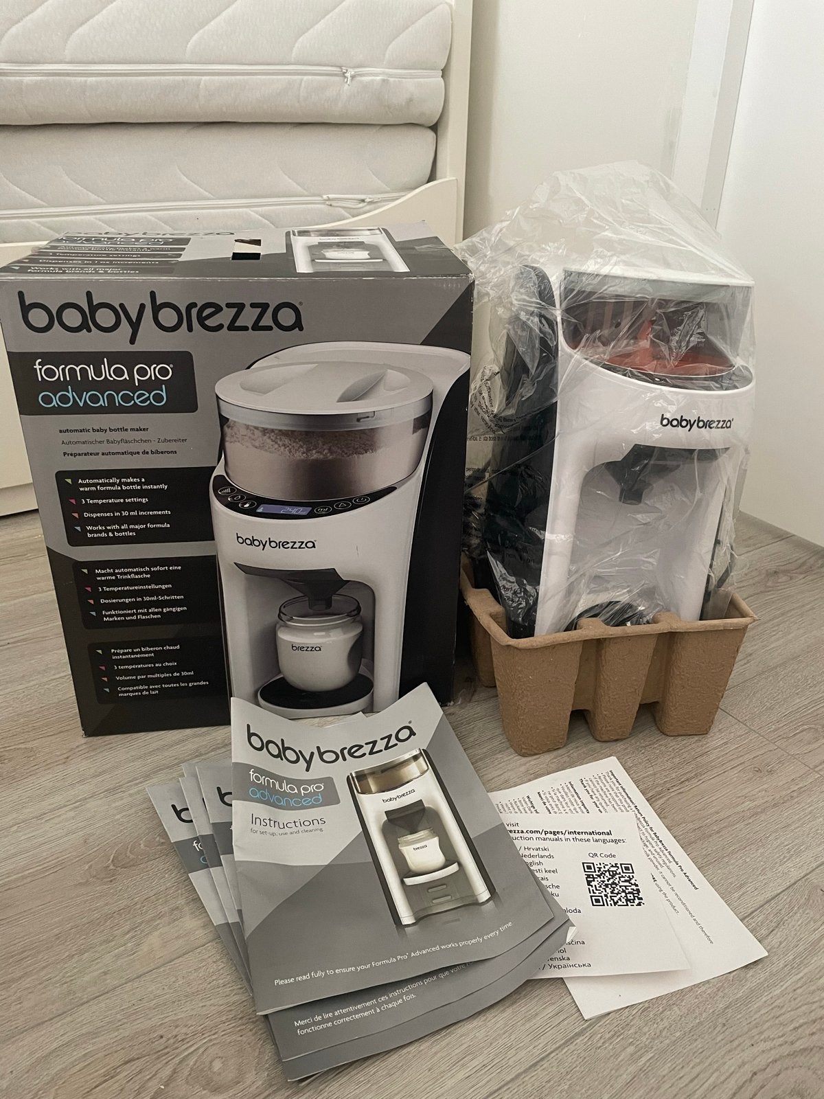 Baby Brezza Formula Pro Advanced Flessenmaker, Automatisch, Ophalen of Verzenden, Zo goed als nieuw, Flessenmaker