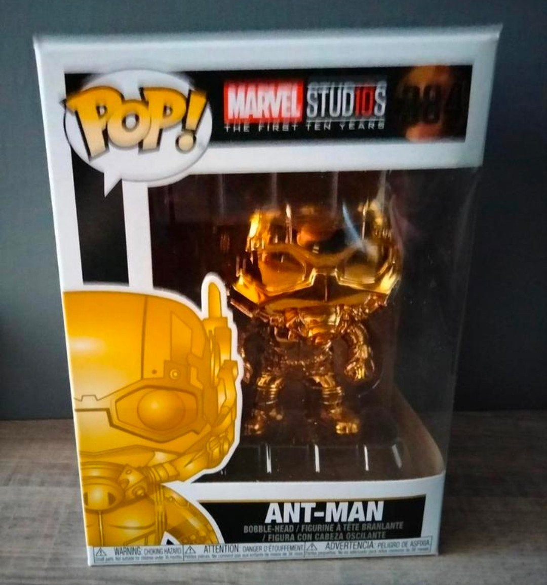 384 Ant Man Marvel Goud Funko Pop, Ophalen of Verzenden, Zo goed als nieuw
