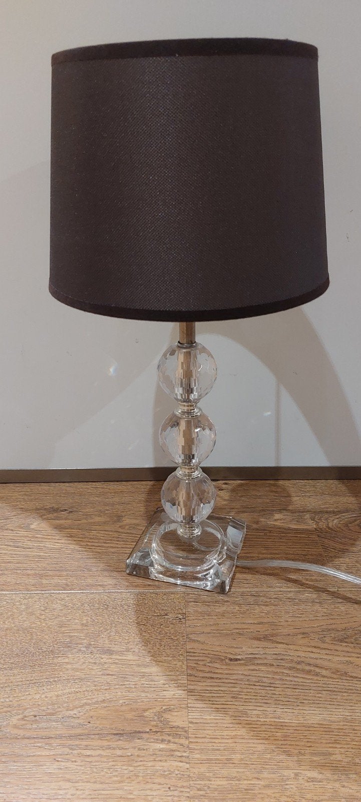 Leuke tafellamp kunstof kristaal bollen, Ophalen of Verzenden, Minder dan 50 cm