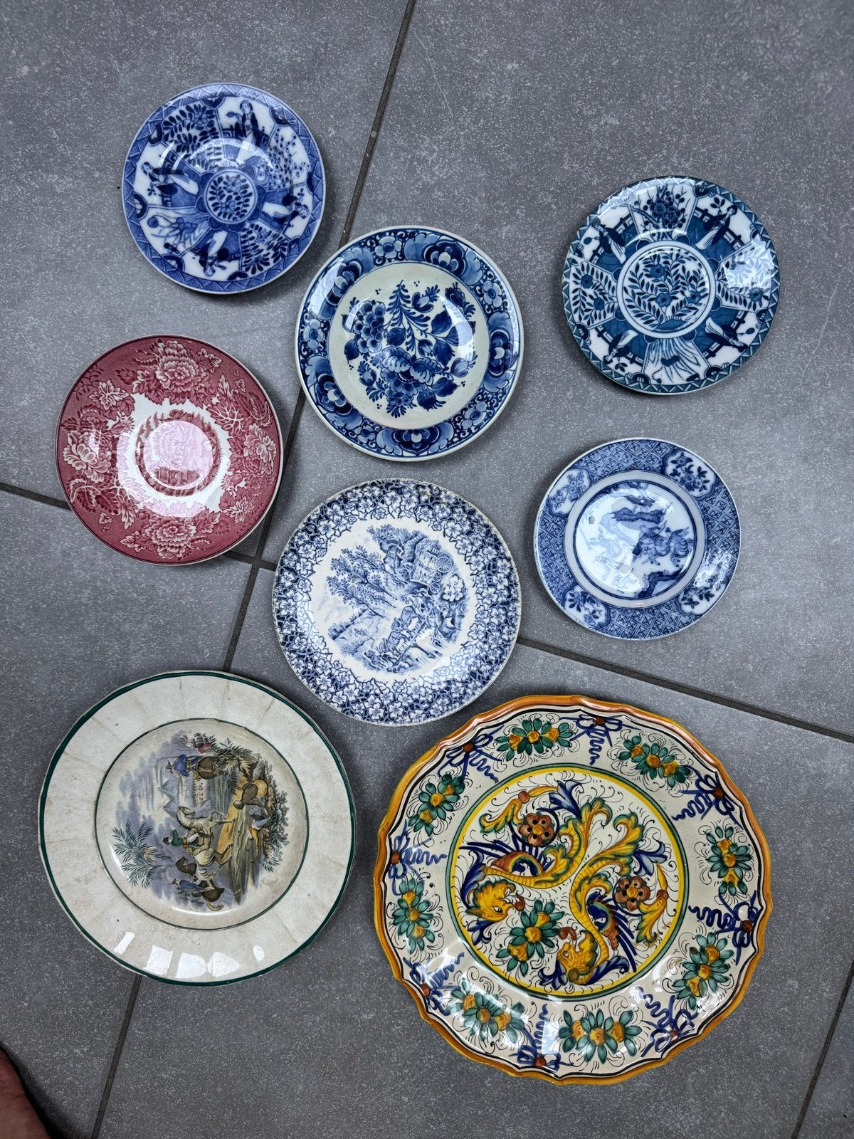 Diverse decoratieve borden - Antiek en modern, Ophalen