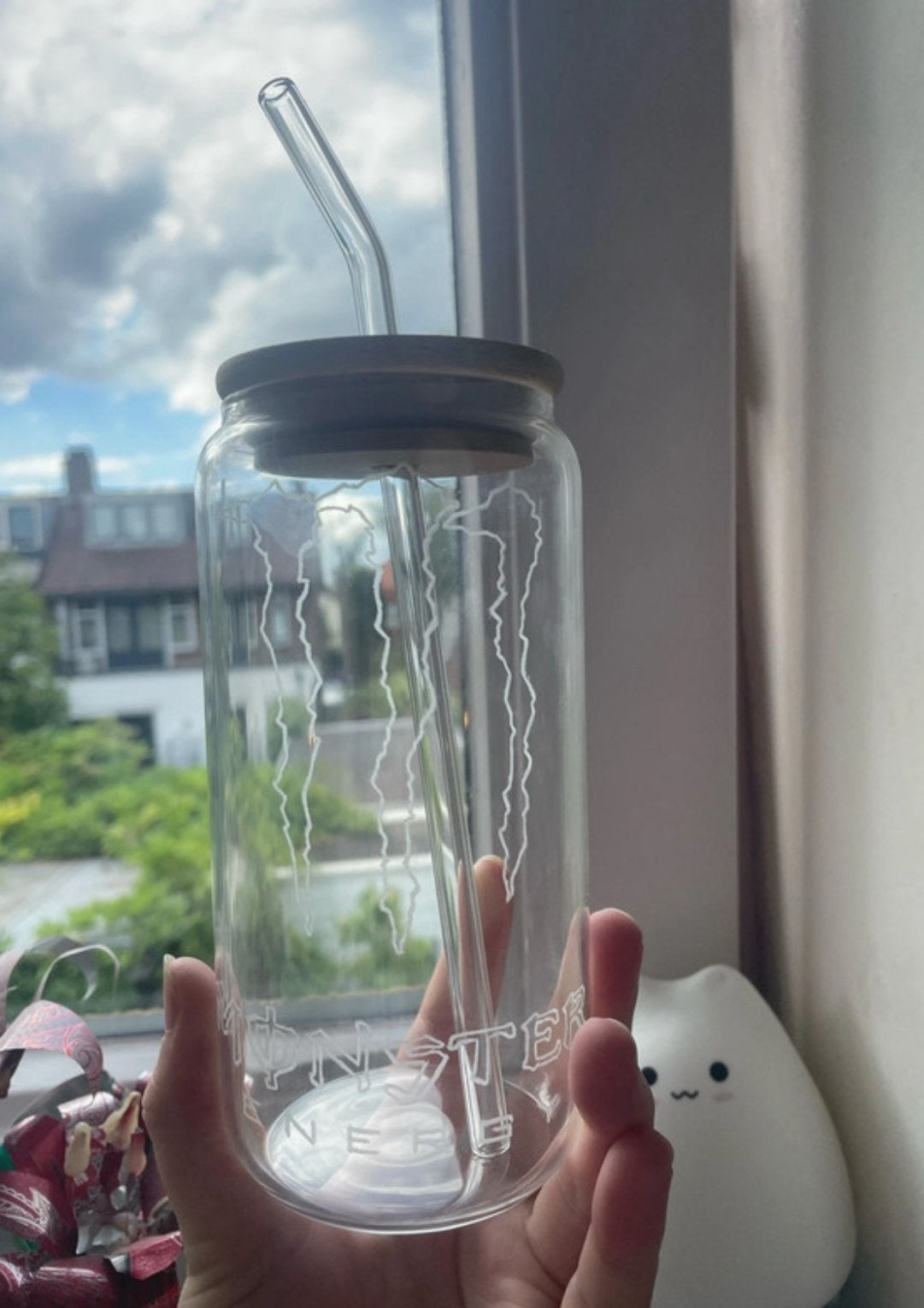 Monster energy glas, Verzamelen, Ophalen of Verzenden, Zo goed als nieuw, Overige