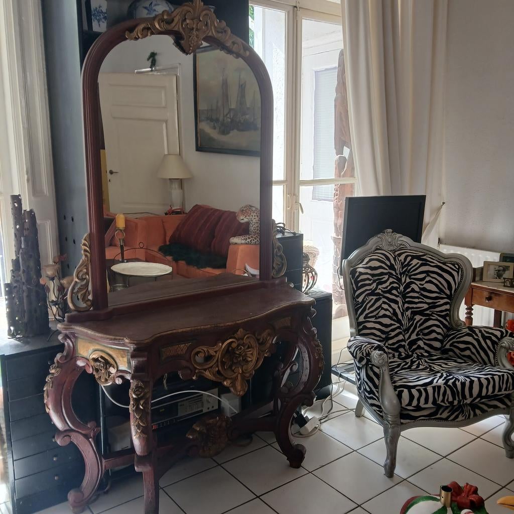 Antieke wandconsole Rococo Barok, Ophalen