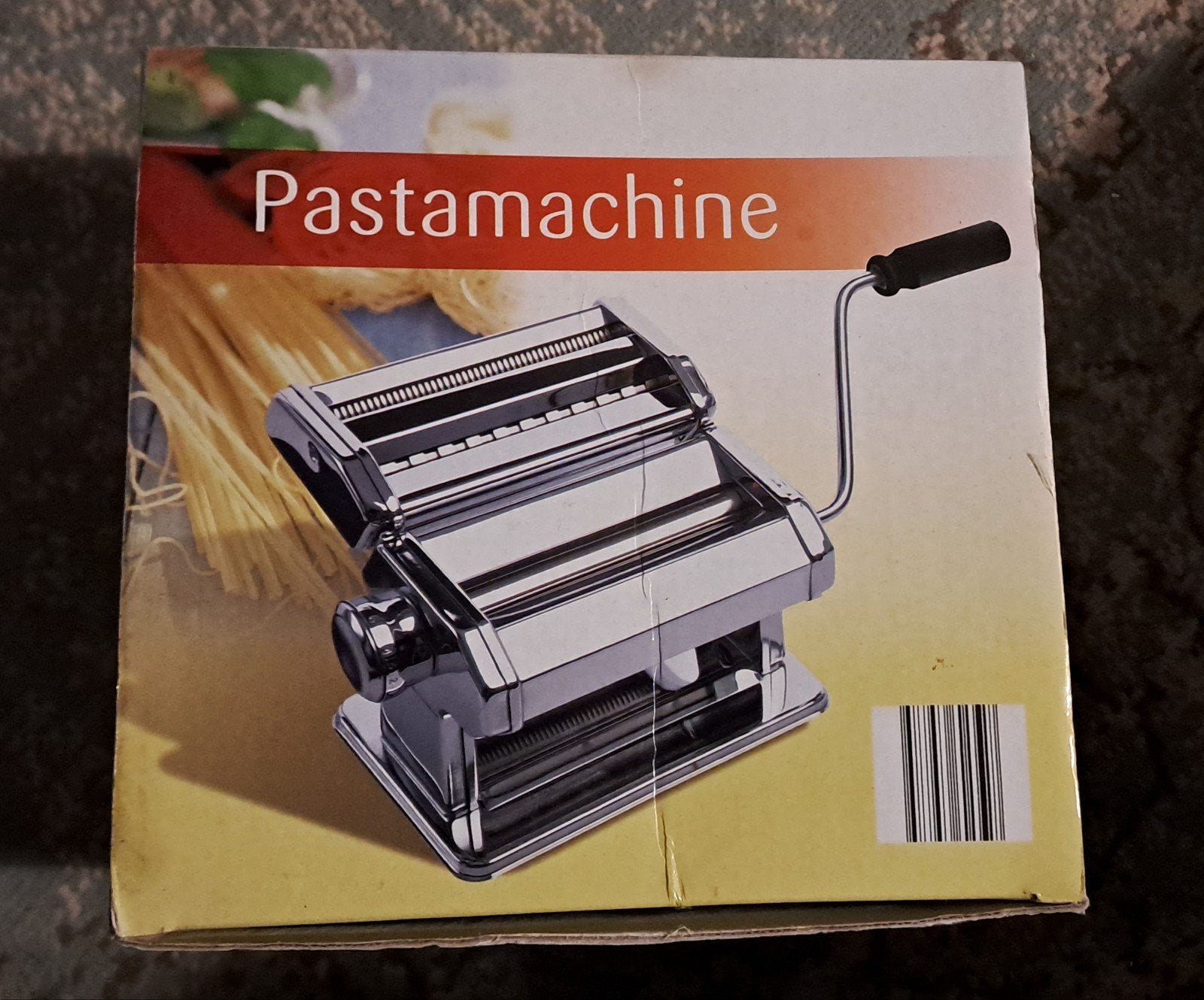 Pastamachine voor verse pasta, Ophalen, Metaal, Pastamachine, Nieuw