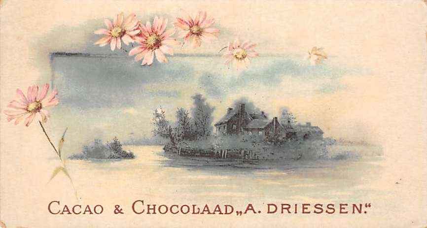 Reclame Cacao A. Driessen Rotterdam Chocolaad Prijslijst, Ophalen of Verzenden, Voor 1920, Ongelopen, Zuid-Holland