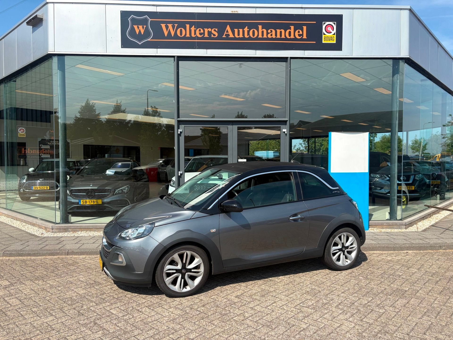 Opel ADAM 1.0 Turbo Rocks BlitZ *cabrio, Auto's, Euro 6, 4 stoelen, Origineel Nederlands, Bedrijf