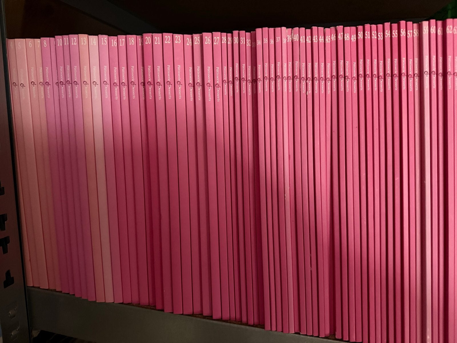 Complete reeks patisserie & desserts tijdschriften 1 tm 63, Ophalen of Verzenden, Nieuw, Overige typen
