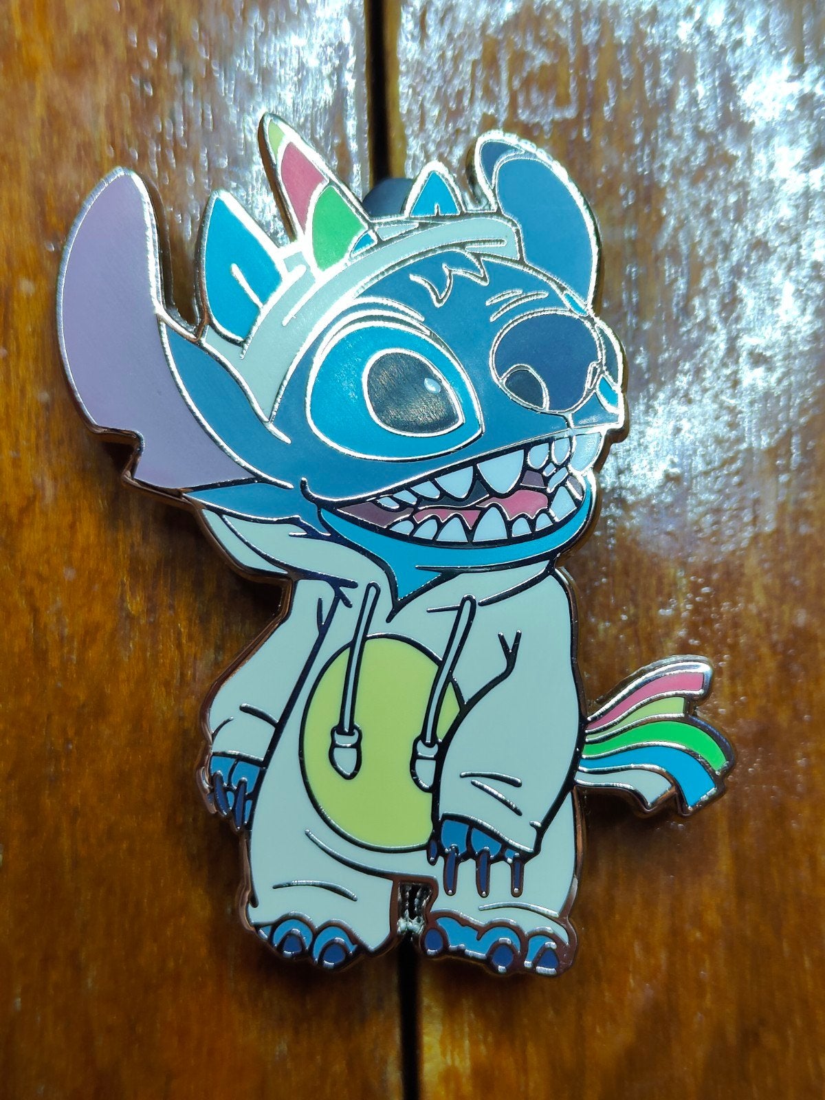 Disney pin eenhoorn stitch, Ophalen of Verzenden, Overige figuren, Nieuw, Beeldje of Figuurtje