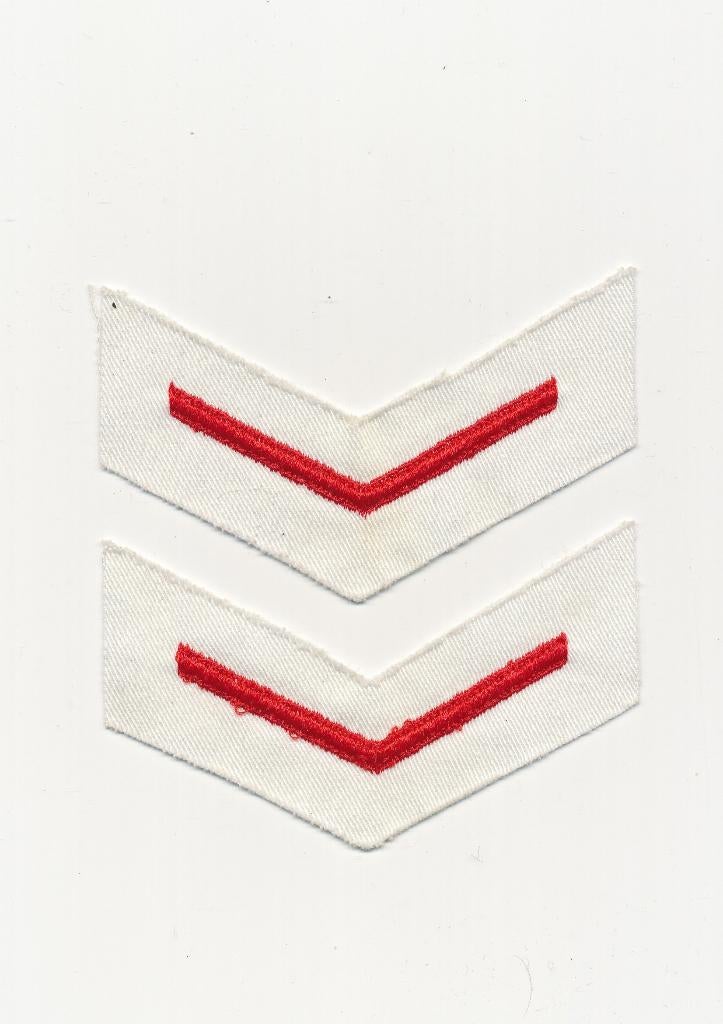 Set armrangen tropen Koninklijke Marine matroos 2e klasse, Verzamelen, Militaria | Algemeen, Verzenden, Marine, Nederland, Embleem of Badge