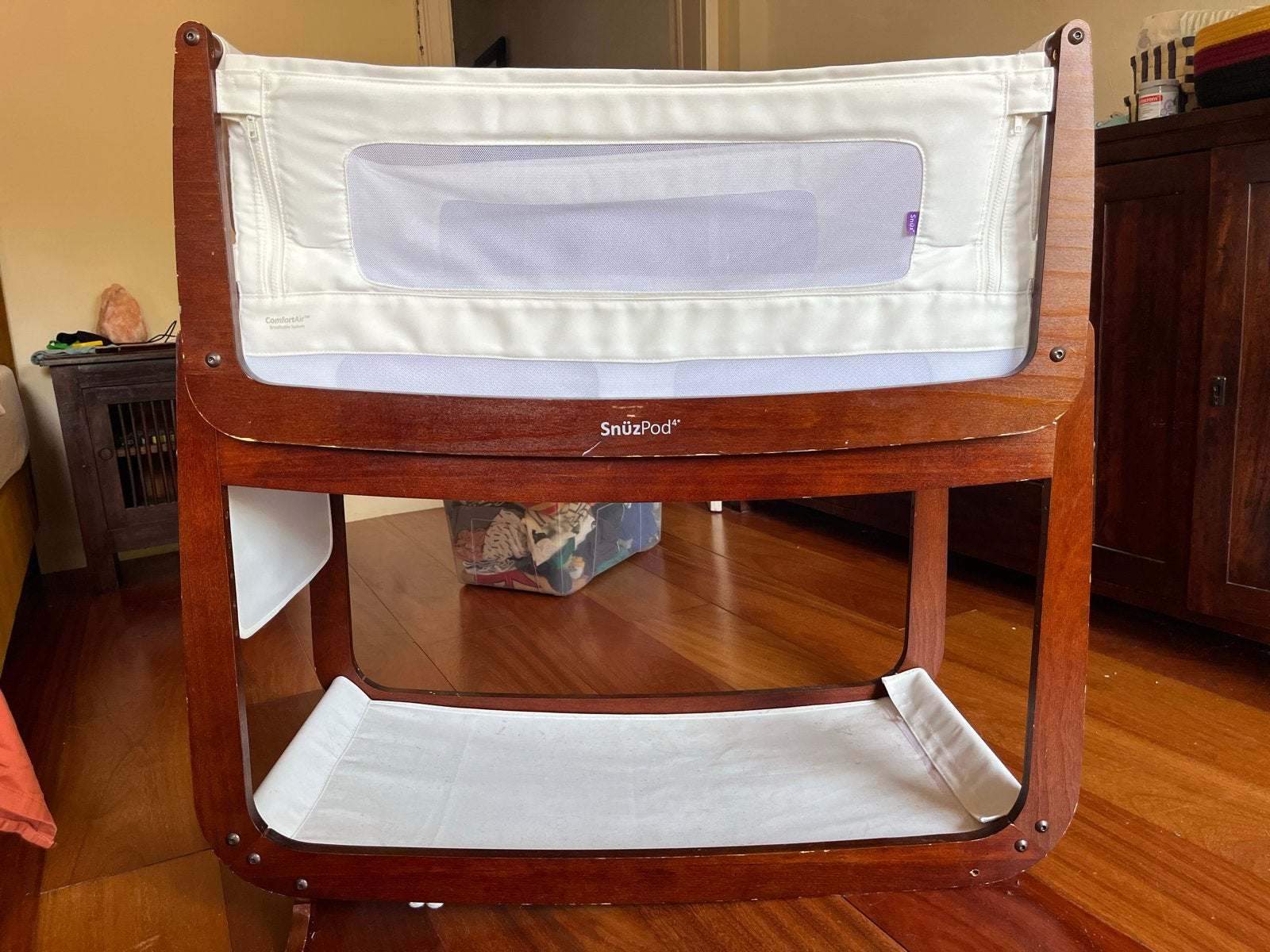 Snuzpod ComfortAir Co-sleeper Wieg met accessoires, Ophalen, Gebruikt, Wieg