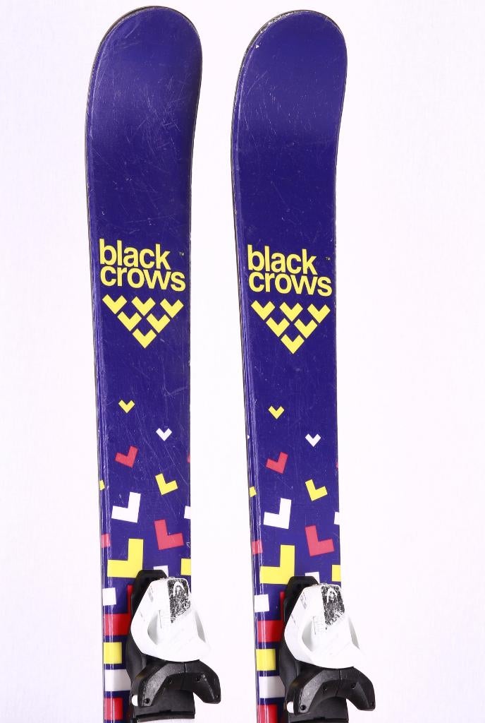 130.5 kinder ski's BLACK CROWS JUNIUS, FREESTYLE, TWINTIP, Sport en Fitness, Skiën en Langlaufen, Gebruikt, Ski's, Skiën, Overige merken