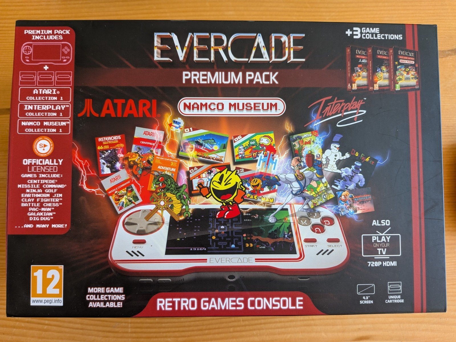 Evercade Premium Pack incl legacy Namco 1 en beschermhoes, Spelcomputers en Games, Ophalen of Verzenden, Overige merken, Zo goed als nieuw