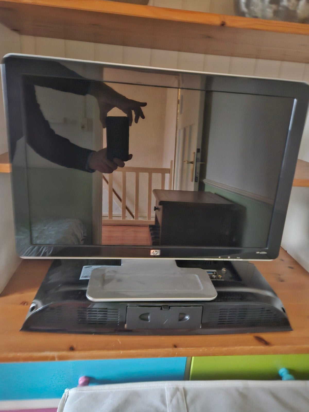 HP w2216v monitor - Gebruikt, Computers en Software, Ophalen, Gebruikt, HP, Overige resoluties