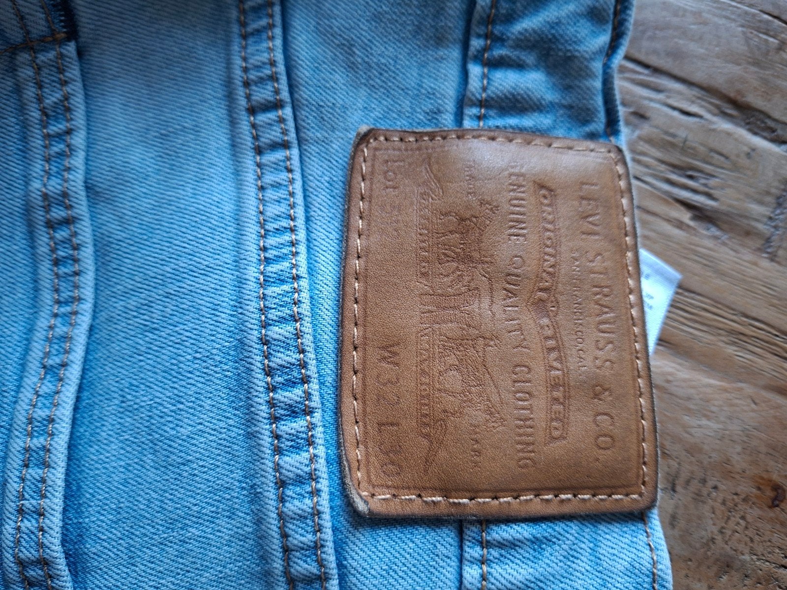 levi's jeans, Blauw, Overige jeansmaten, Ophalen of Verzenden, Gedragen