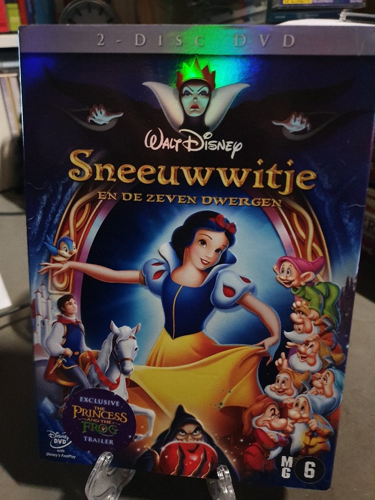 Sneeuwwitje en de zeven dwergen 2DVD, Alle leeftijden, Ophalen, Zo goed als nieuw, Amerikaans