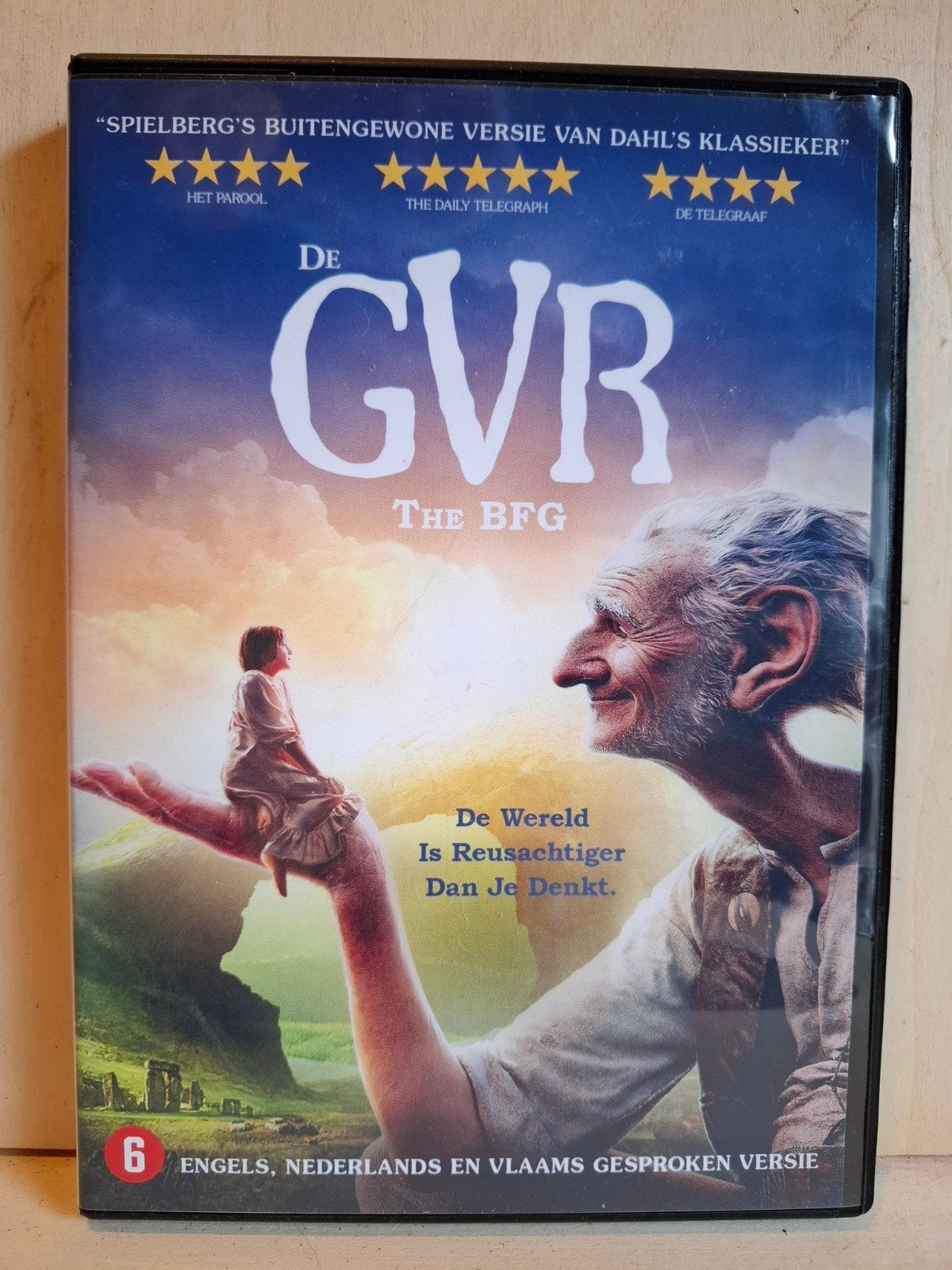 De Grote Vriendelijke Reus - Fantasy Avontuur - DVD, Vanaf 6 jaar, Ophalen of Verzenden, Zo goed als nieuw