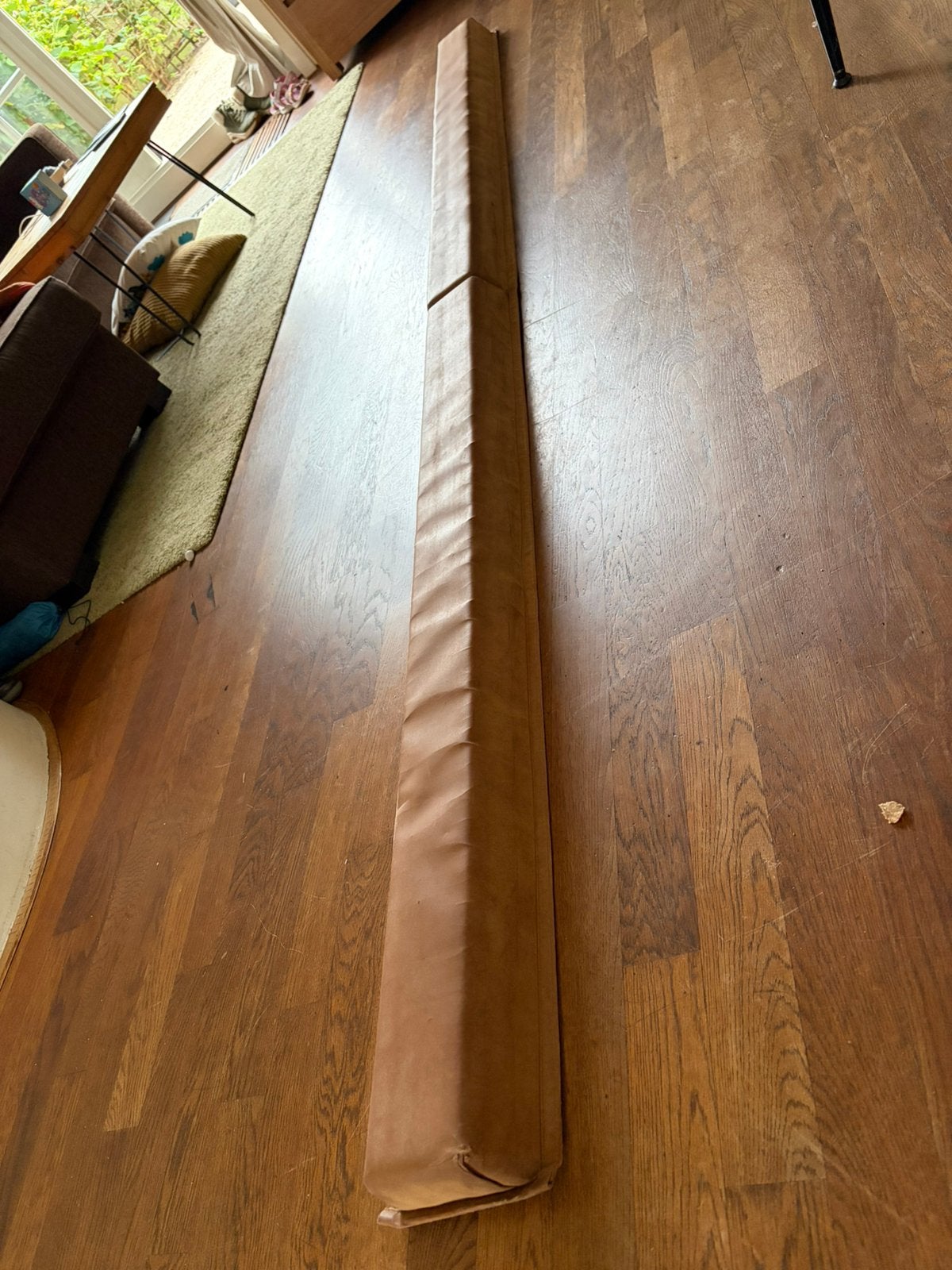 We gymnastics turnbalk, Ophalen, Gebruikt, Materiaal
