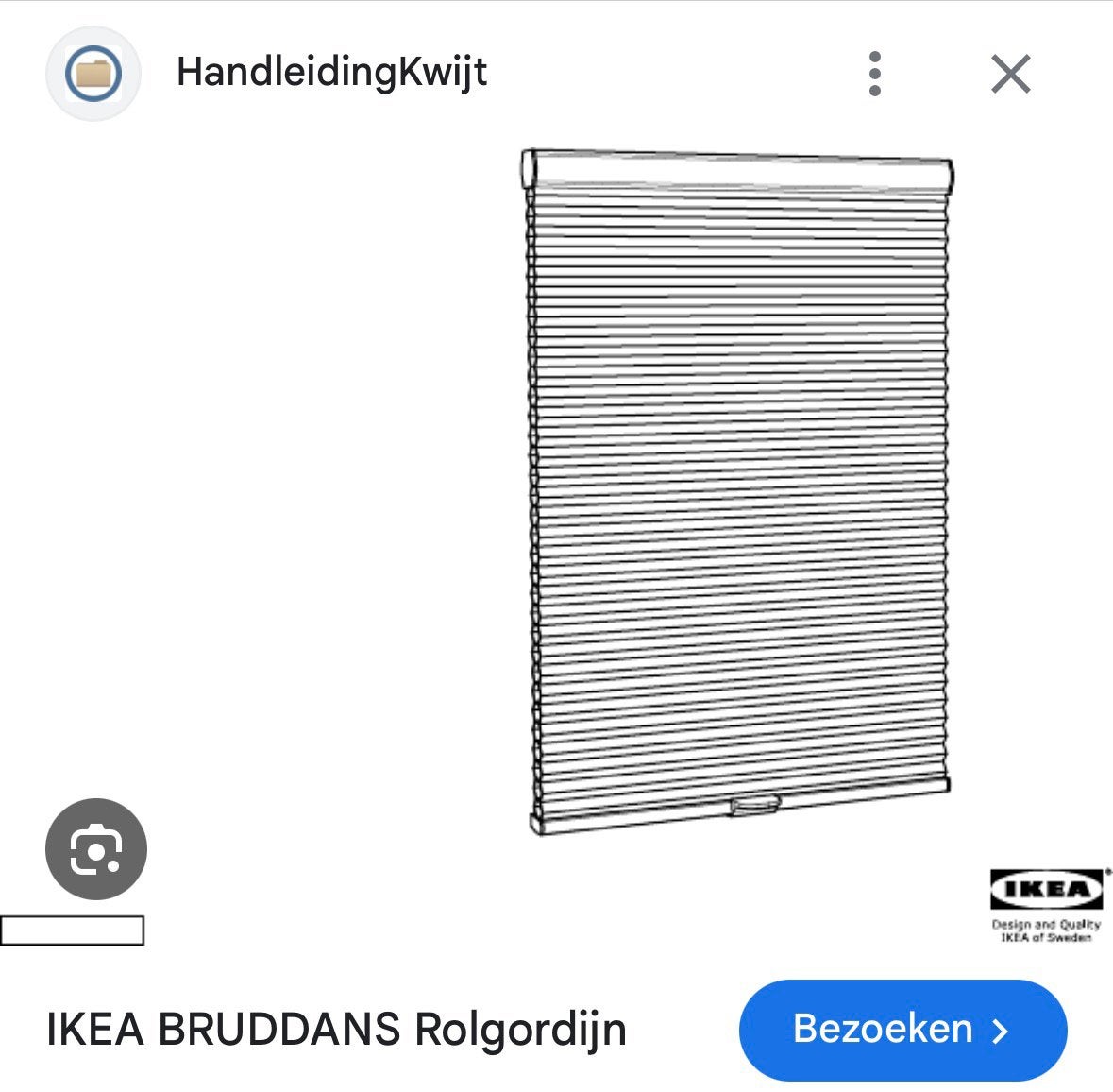 Bruddans rolgordijn, Ophalen, Nieuw, 100 cm, 210 cm