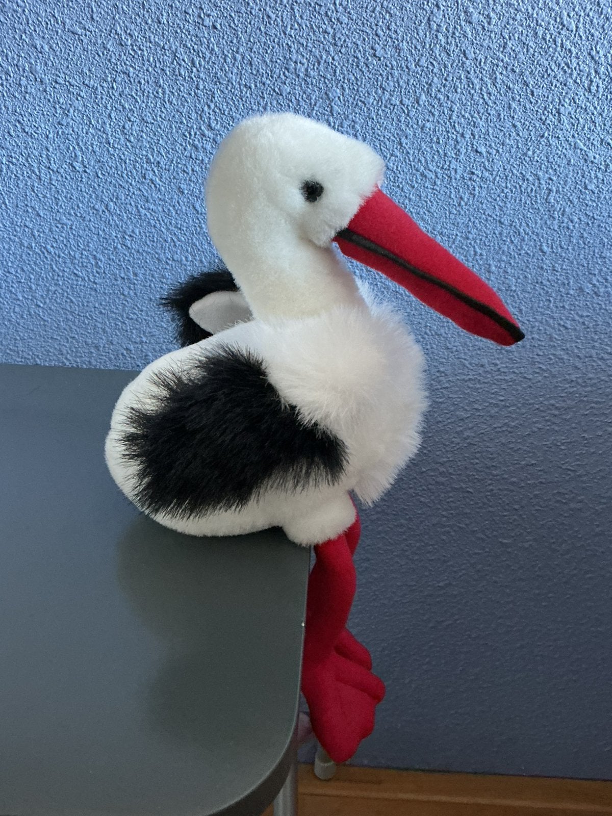 Knuffel ooievaar, Ophalen of Verzenden, Zo goed als nieuw