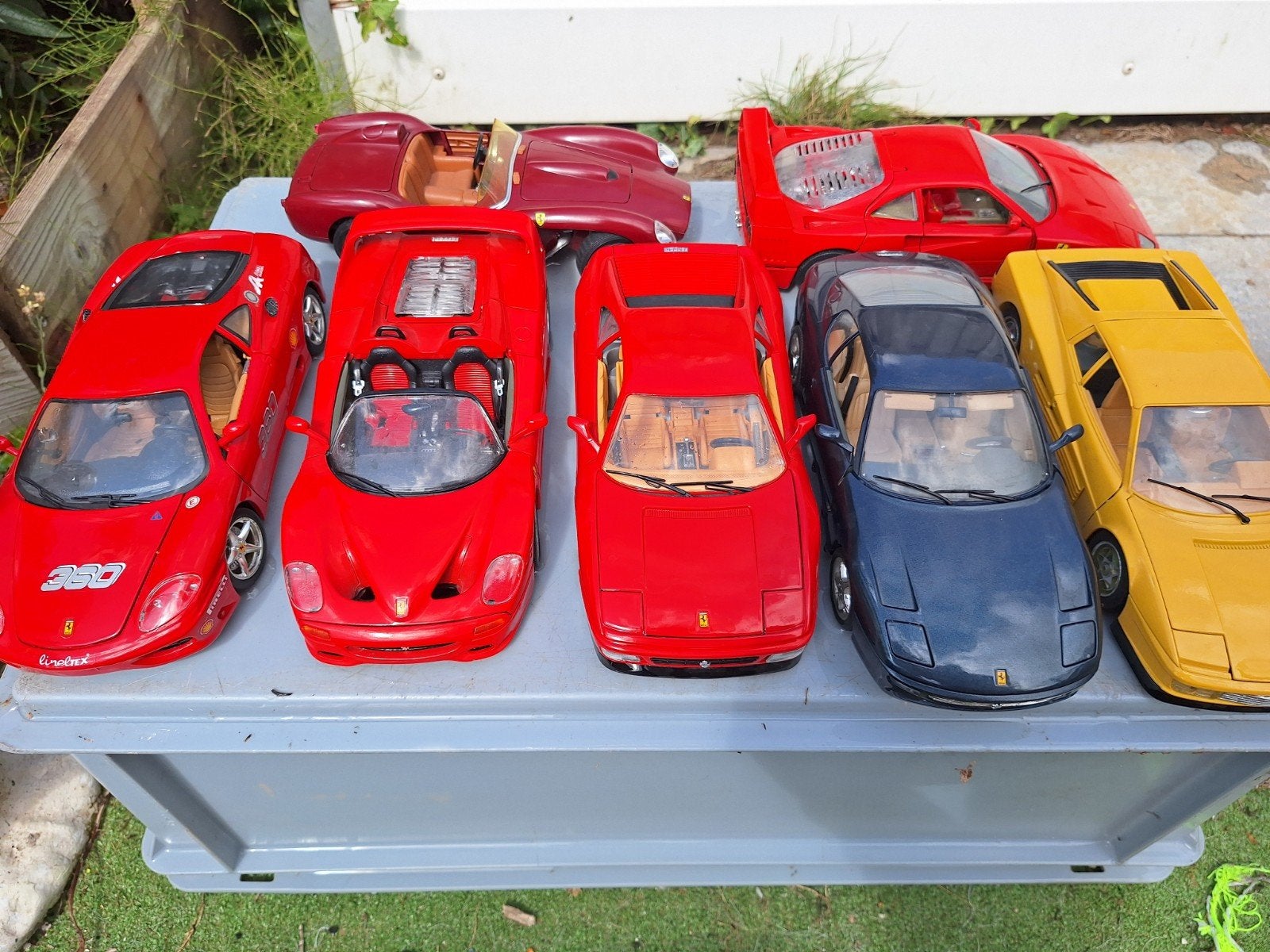 Verzameling modelauto's: Ferrari, Bugatti, ANWB, VW Bus, Hobby en Vrije tijd, Modelbouw | Auto's en Voertuigen, Gebruikt, Auto