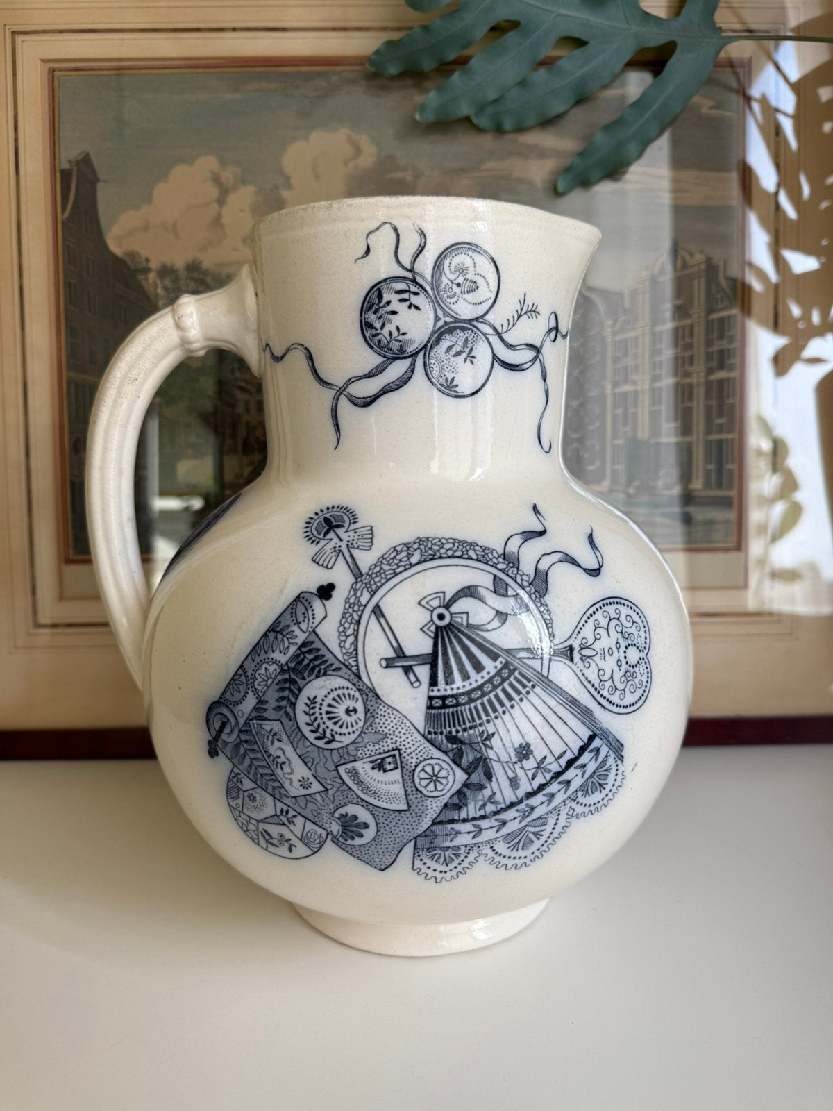 Kan van Petrus Regout “Fan” decor, Ophalen of Verzenden