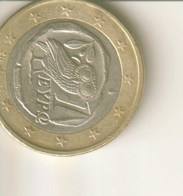 1 euro 2002 griekenland, Verzenden, Griekenland, 2 euro