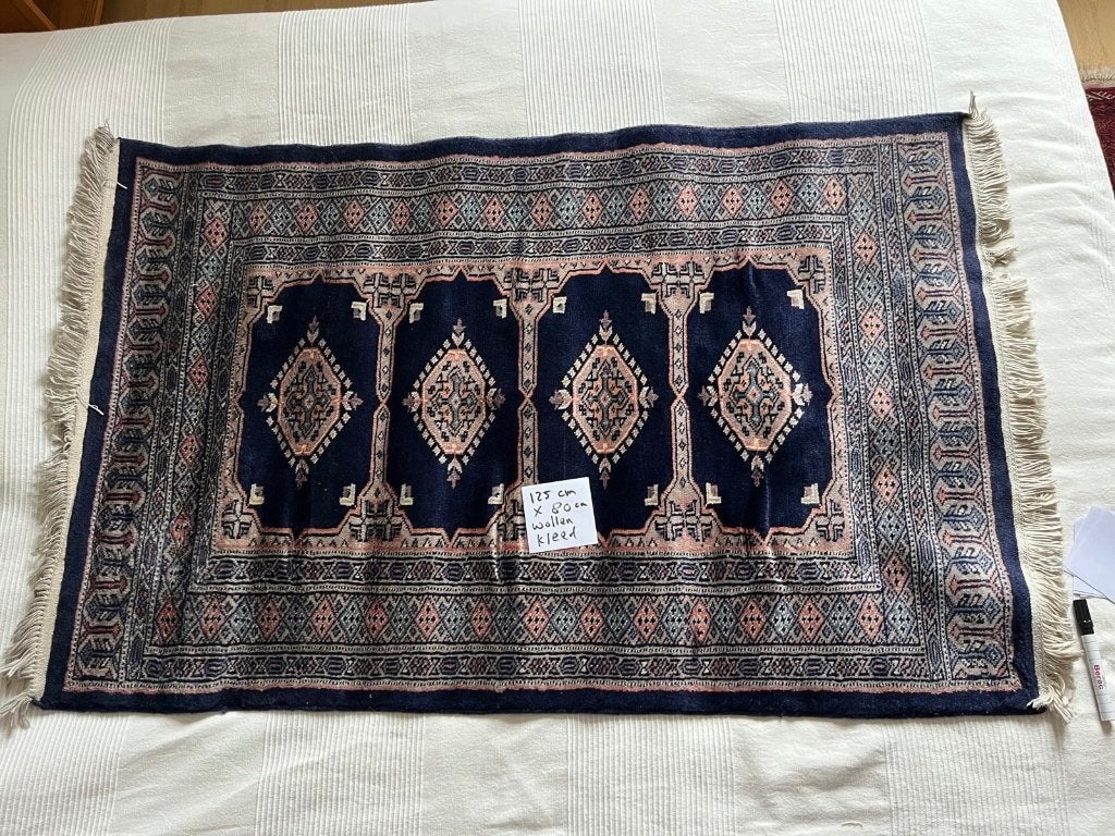 Perzisch wollen tapijt, Huis en Inrichting, Stoffering | Tapijten en Kleden, Ophalen, 100 tot 150 cm, Perzisch, 50 tot 100 cm