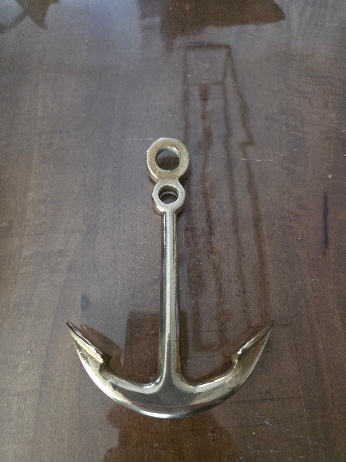 Decoratief messing anker, Antiek en Kunst, Antiek | Overige Antiek, Ophalen